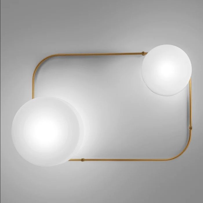 TIER PP MP BC/ST OTV TIER PAINTED BRASS/WHITE// потолочный LED 1х12 LED 1х19   