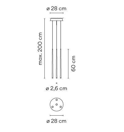 0915.03 SLIM white/// подвесной LED 4х2,1  х   