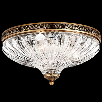 5632 83 MILANO florentine bronze/crystal deco// потолочный E14 4х40  х  5632 83