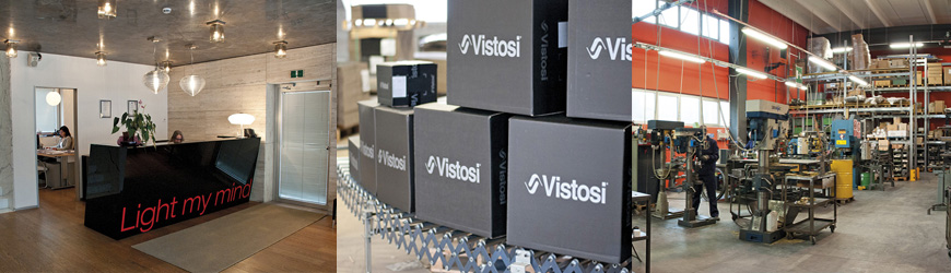 фабрика Vistosi, производство светильников