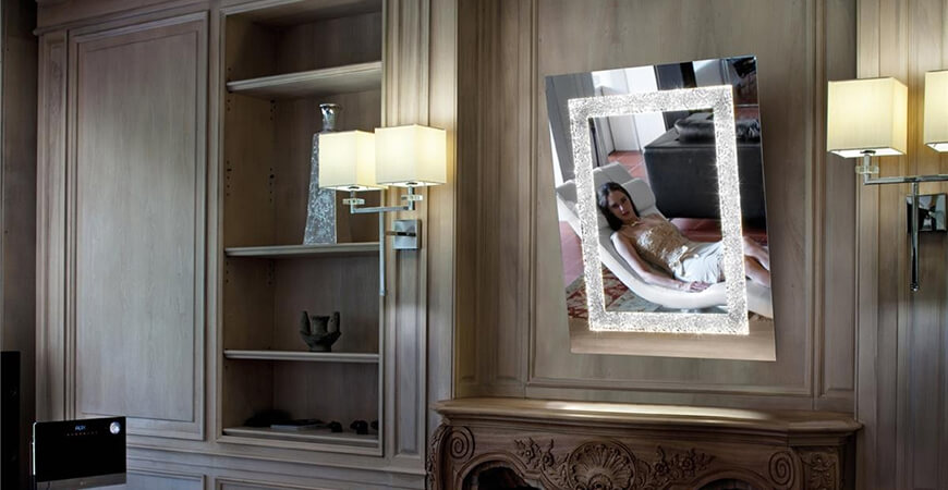 освещение зеркала в спальне