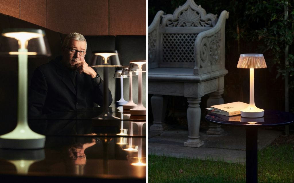 Автор дизайна светильников Flos Bon Jour Unplugged, француз Филипп Старк