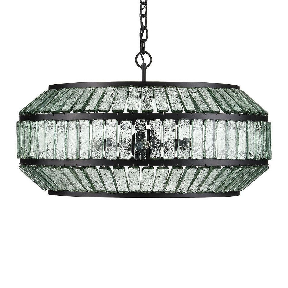 QNC-CENTURION-6P-BK CENTURION Clear / Satin Black /// подвесной E14 6х60  х   
