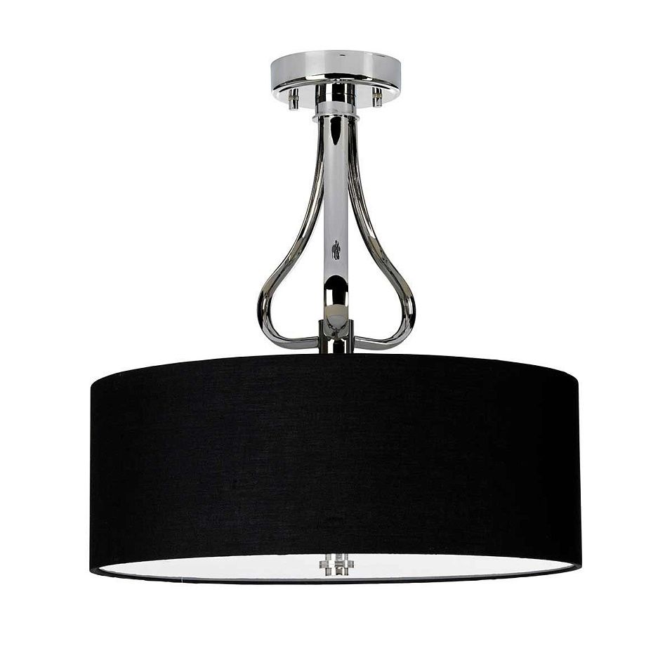 BATH-FALMOUTH-SF-PC  FALMOUTH Polished Chrome/Black//белый потолочный G9 LED 3х3  х   