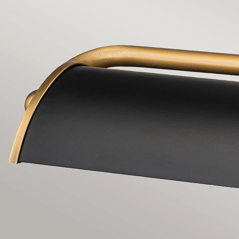 WINCHFIELD-PLL-AB-MB WINCHFIELD Aged Brass & Matte Black /Matte Black// настенный E14 4х40  х   