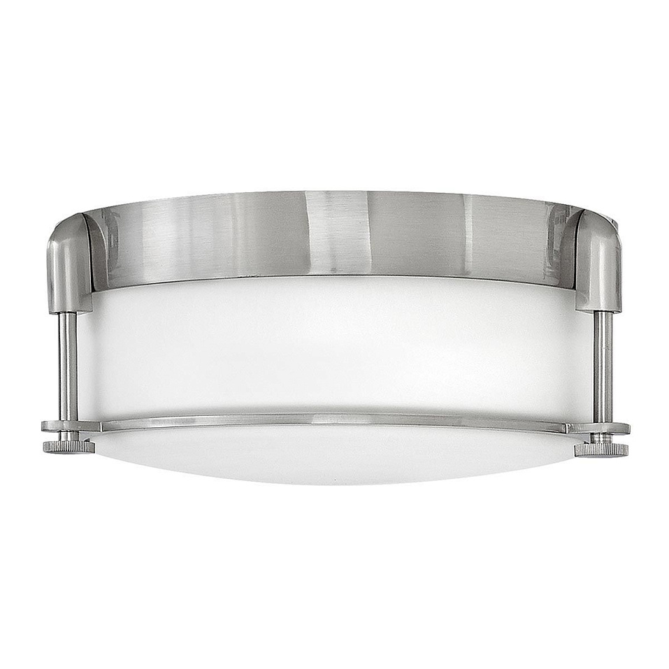 HK-COLBIN-F-S-BN COLBIN Brushed Nickel/Opal// потолочный E27 2х60  х   