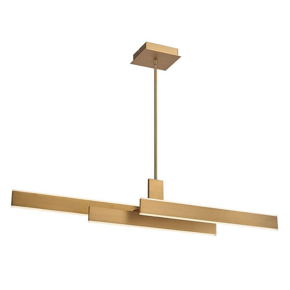 QN-CAMENO-LP-BG CAMENO Brushed Gold///белый подвесной LED 1х74  х   