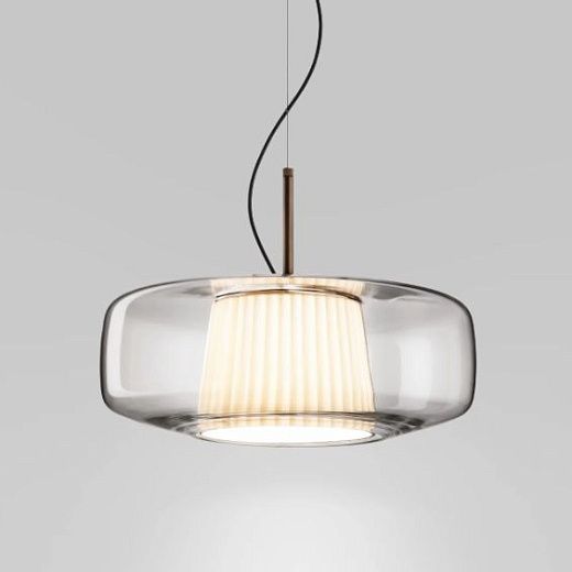PLISSE' SPG CR/PS BR2 3000 DIM2    MATT BRONZE/CRYSTAL// подвесной LED 1х12  х  PLISSE' SPG CR/PS BR2 3000 DIM2  