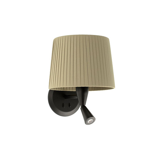 64309-37 SAMBA black/olivia green// настенный E27 LED 1х15 LED 1х3  64309-37