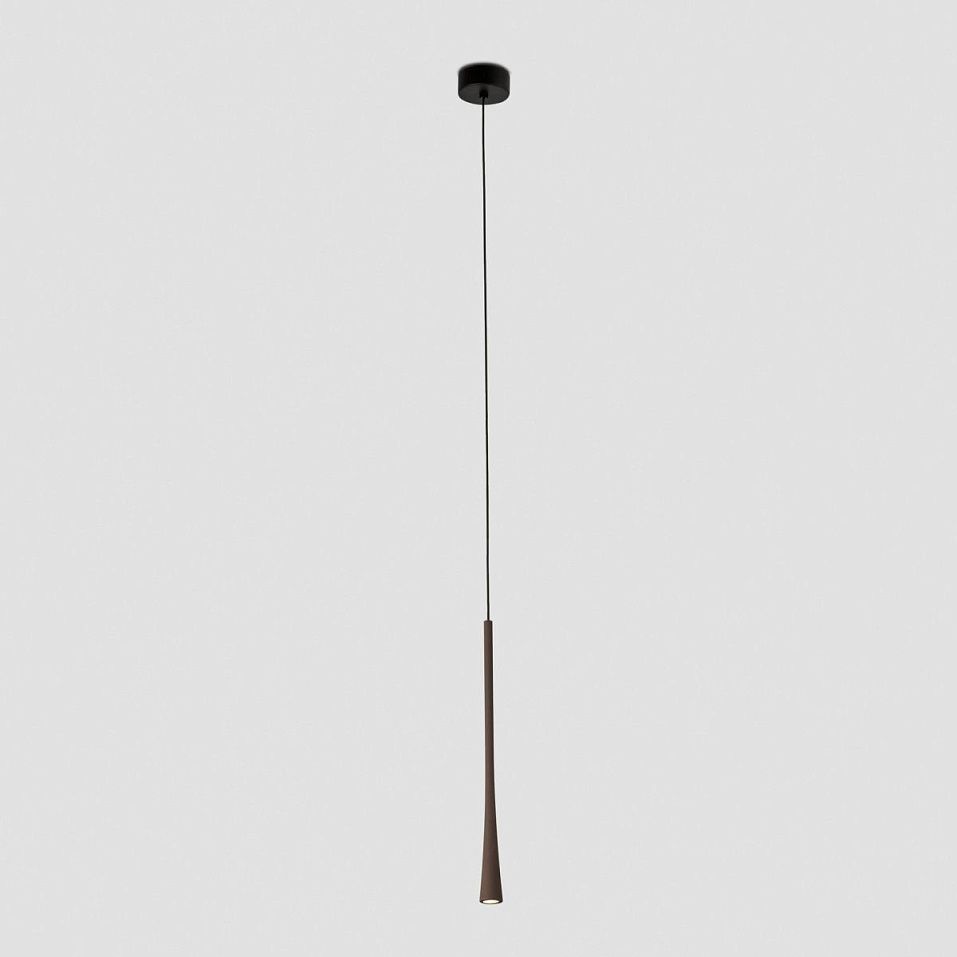 22006 DIANA  black/brown//прозрачный подвесной LED 1х6  х   