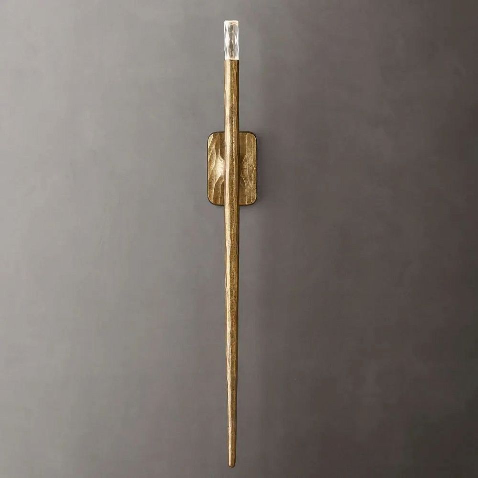 AWLS-10521  Forged Brass/Clear// настенный G9 LED 1х7  х   