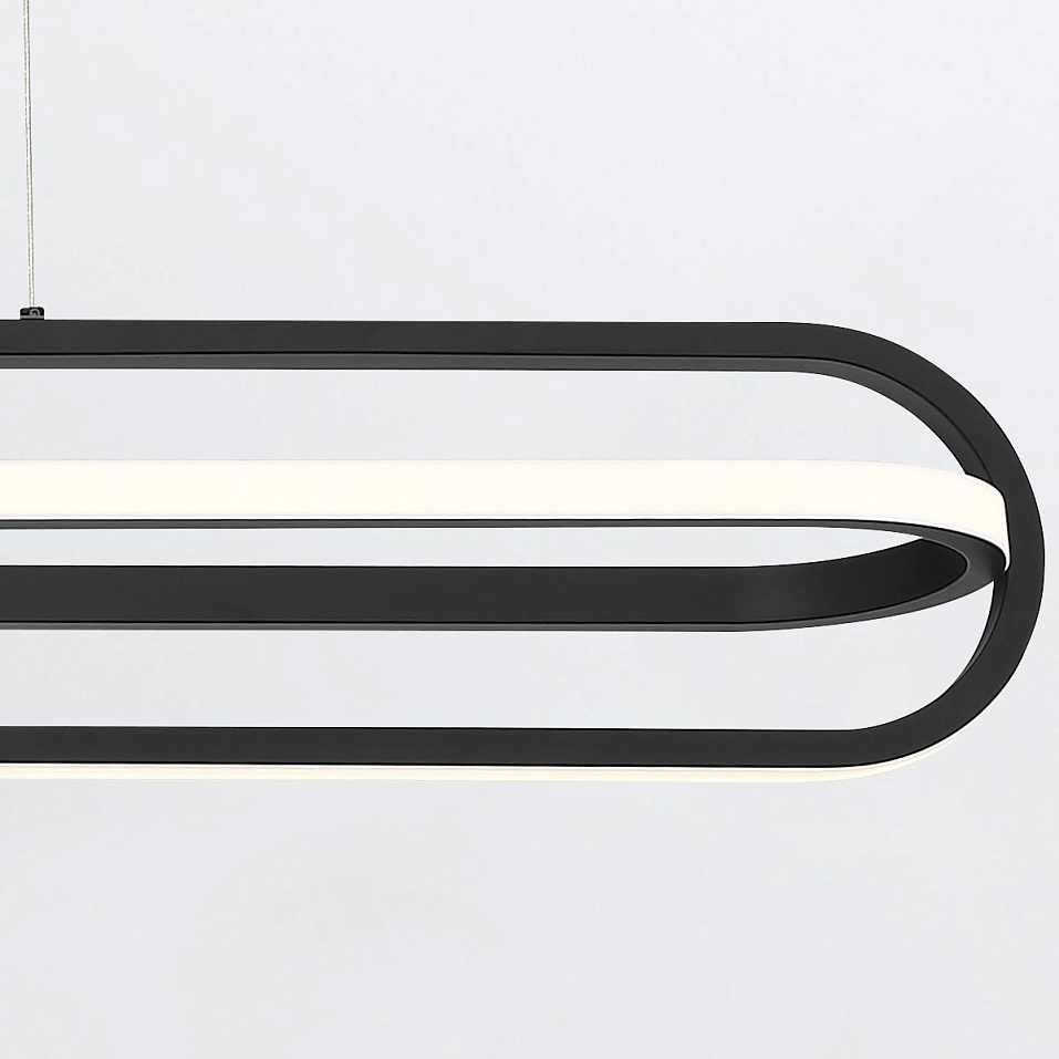 QN-DEMARK-LP-BK DEMARK Matte Black///белый подвесной LED 1х58  х   