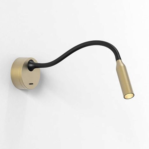 1435003 LUCCA SURFACE Matt Gold/Black/Matt Gold// настенный LED 1х3.6  х  1435003