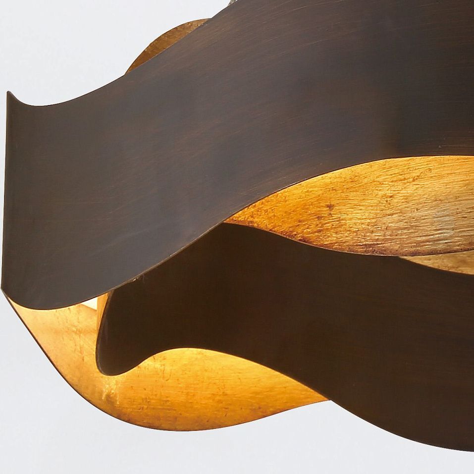 QN-VAUGHAN-P-L-BRZ-GD VAUGHAN Bronze /Bronze and Painted Gold // подвесной LED 1х105  х   