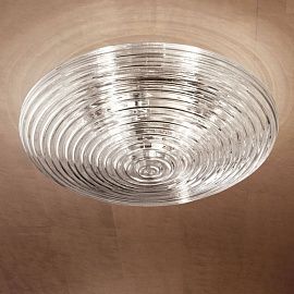 SPIRIT PP 45 CR/TR NI  nickel/clear// потолочный E27 2х77  х  SPIRIT PP 45 CR/TR NI
