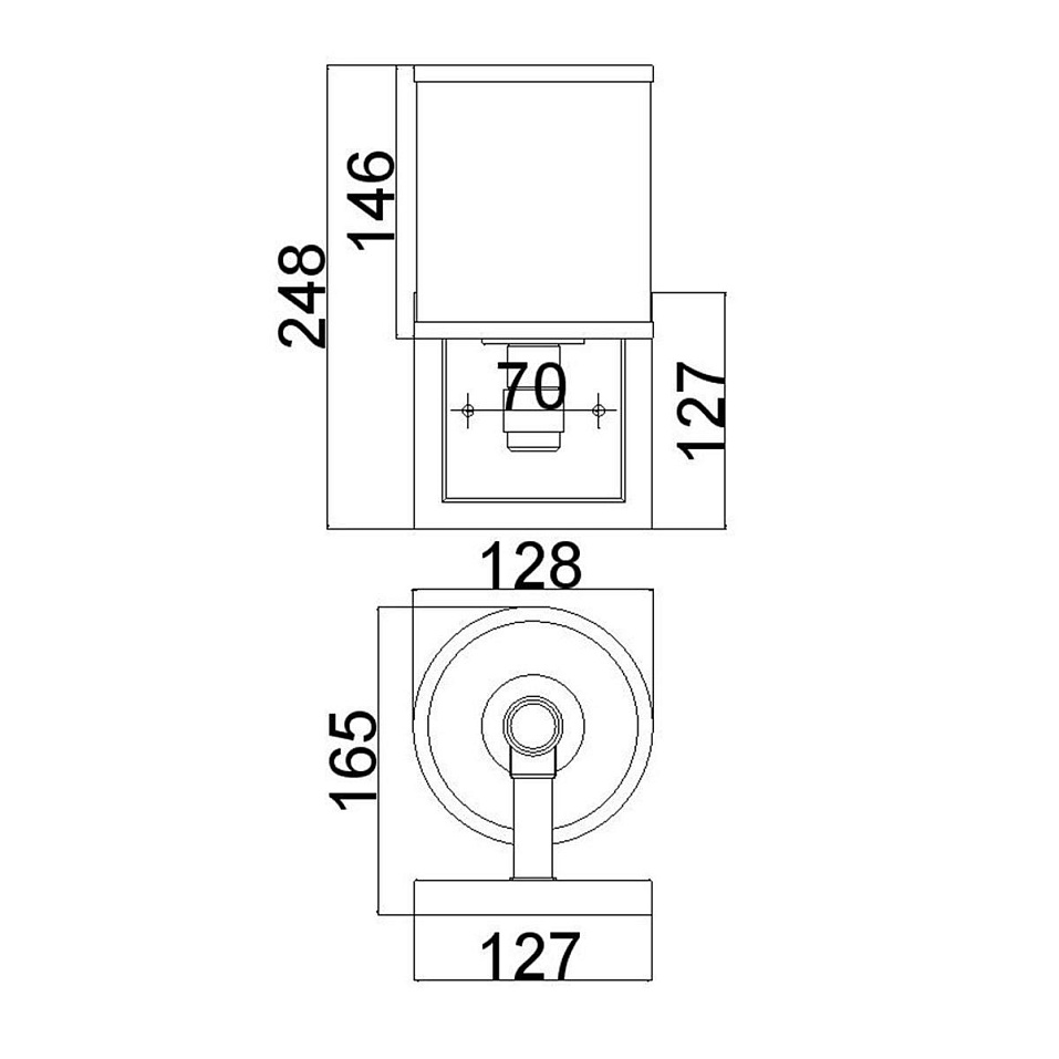 FE-PROSPECT-PARK1 PROSPECT PARK Satin Nickel with Chrome /Opalwhite// настенный E27 1х60  х   