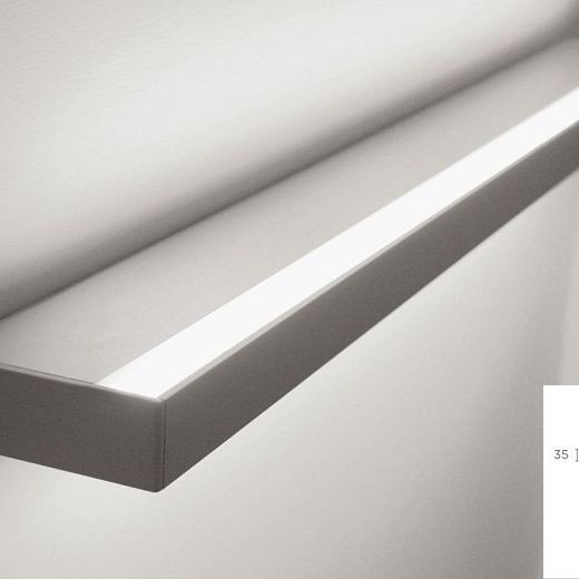 359 61 50 92 LINO concrete grey///transparent настенный LED 1х28 3500lm х  359 61 50 92