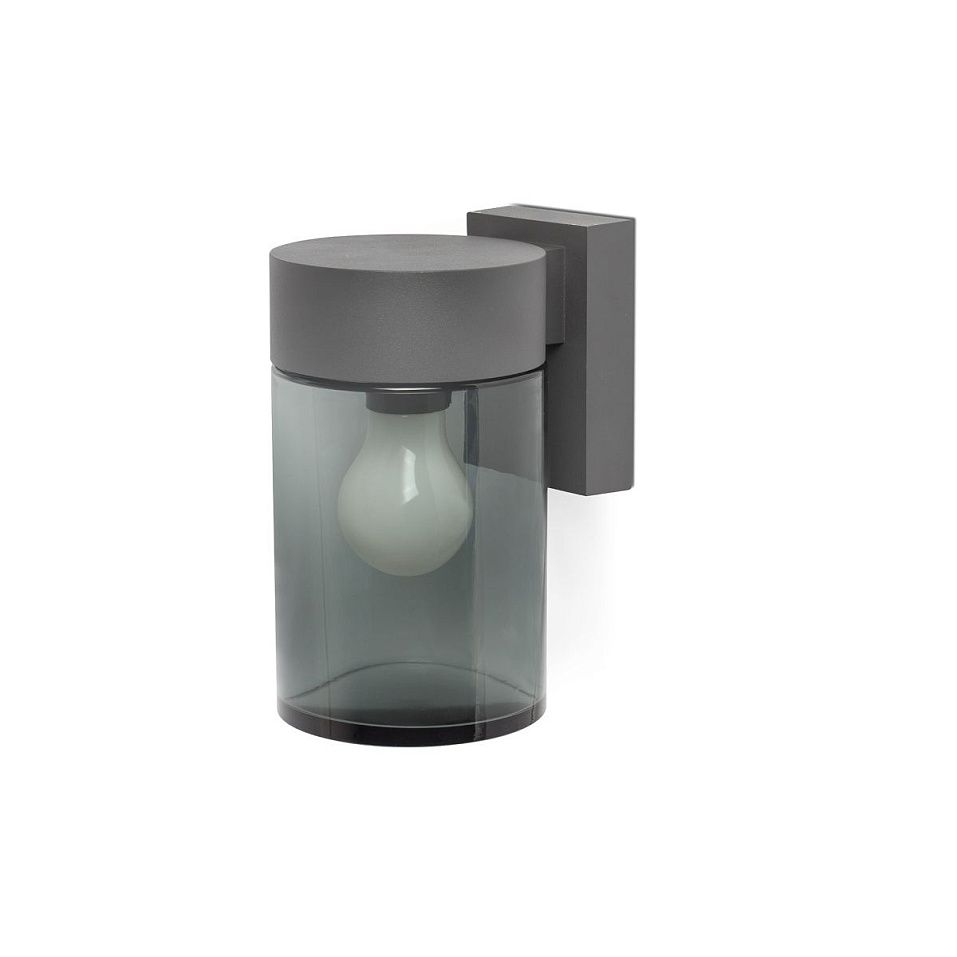 71744 KILA Dark Grey/Smoked// настенный E27 LED 1х15  х   