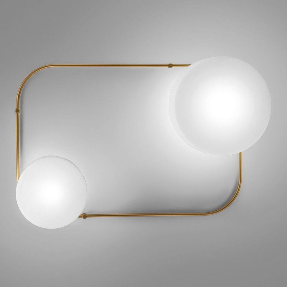 TIER PP MP BC/ST OTV TIER PAINTED BRASS/WHITE// потолочный LED 1х12 LED 1х19   