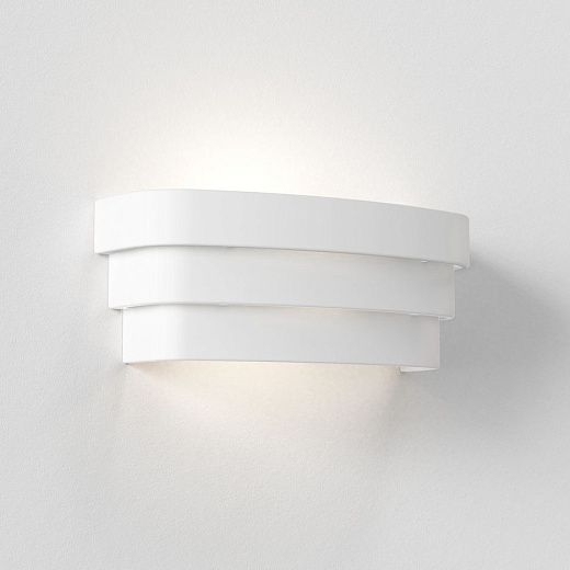 1431001 AMAS 320 matt white/matt white// настенный E27 1х12LED  х  1431001