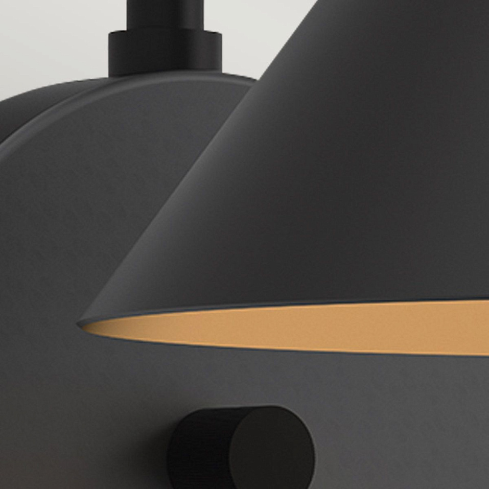 ALM-REMYCK-1WB-BK REMYCK Matte Black /Matte Black // настенный E27 1х60  х   