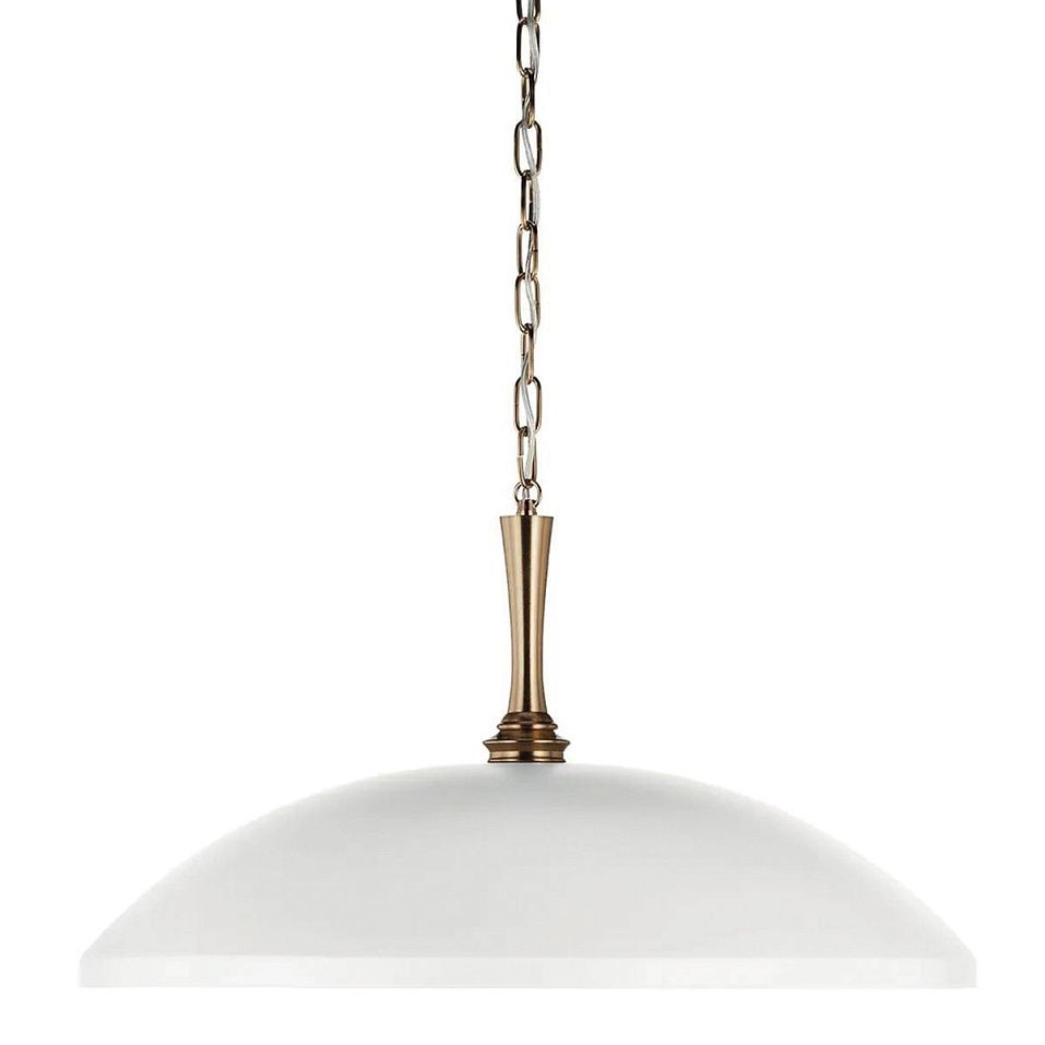 KL-DELAROSA-P-WH  DELAROSA Champagne Bronze /White // подвесной E27 1х60  х   