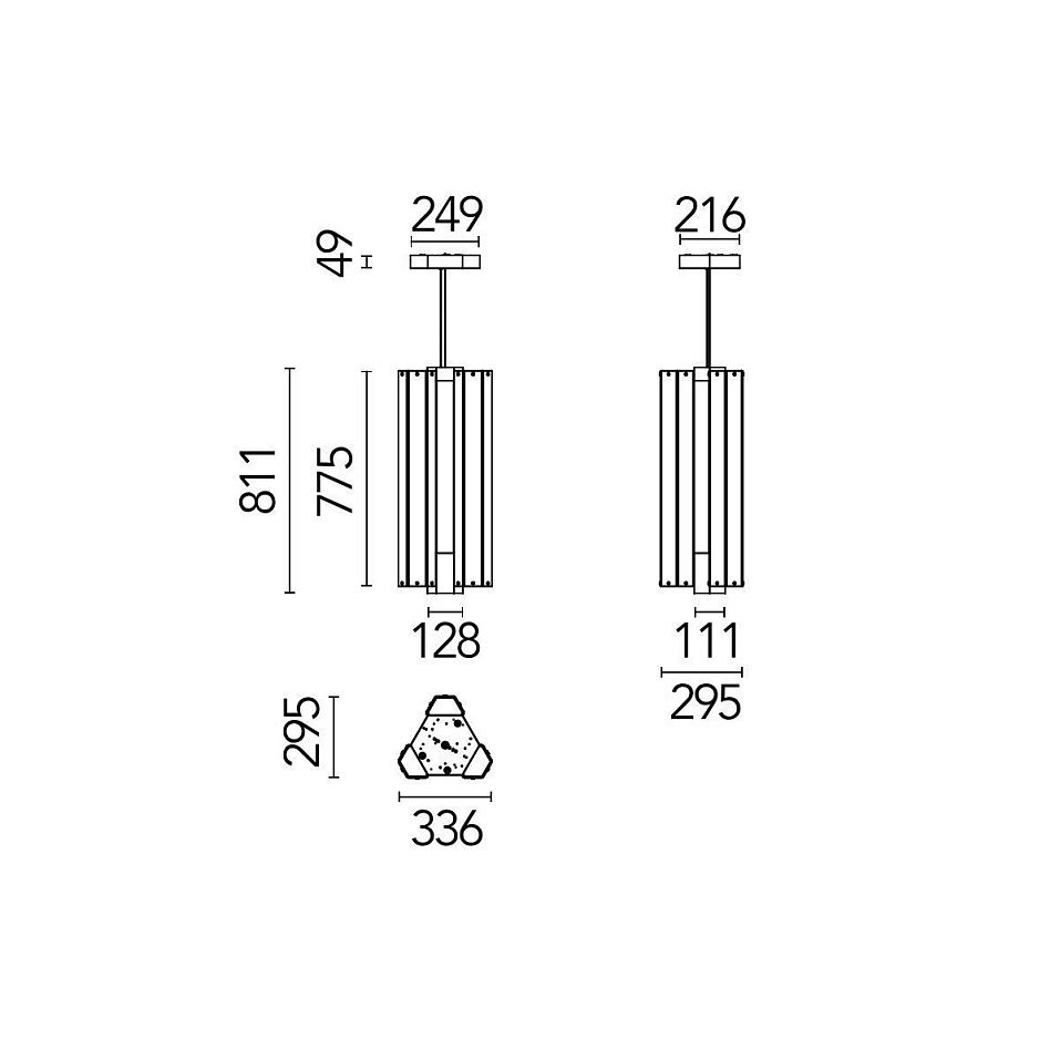 D301S31C3EAF2 SUPERWIRE ALUMINIUM/GLASS// подвесной LED 1х90  х   