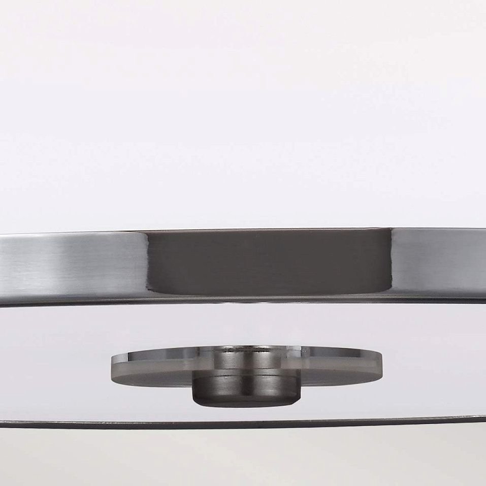 FE-PROSPECT-PARK-SF PROSPECT PARK Satin Nickel with Chrome /Opal white// потолочный E27 2х100  х   