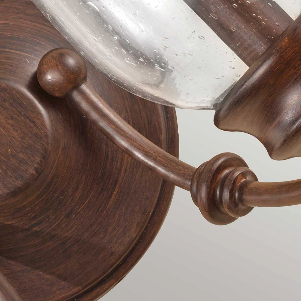 FE-PICKERING-LANE2 PICKERING-LANE Heritage Bronze /Clear Seedy// настенный E14 2х40  х   