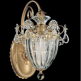 1240 22 H BAGATELLE heirloom gold/crystal deco// настенный E27 1х60  х  1240 22 H