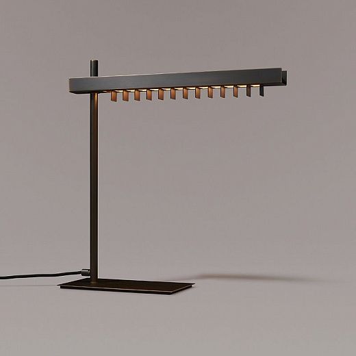 021T1M12.CE VCM Table Dark Burnished Brass /Dark Burnished Brass // настольный LED 1х6  х  021T1M12.CE