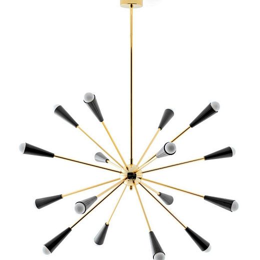9590 SPUTNIK gold/black/// подвесной E14 16х60  х  9590