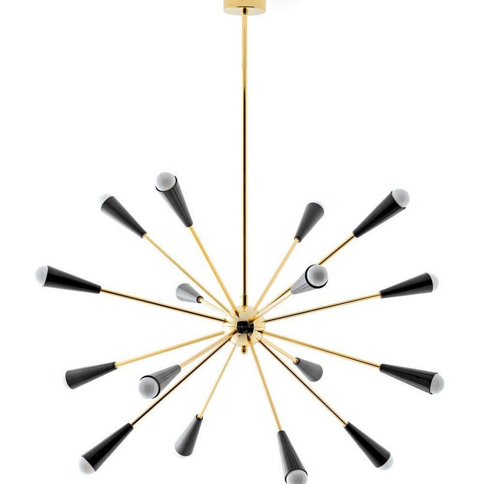 9590 SPUTNIK gold/black/// подвесной E14 16х60  х   