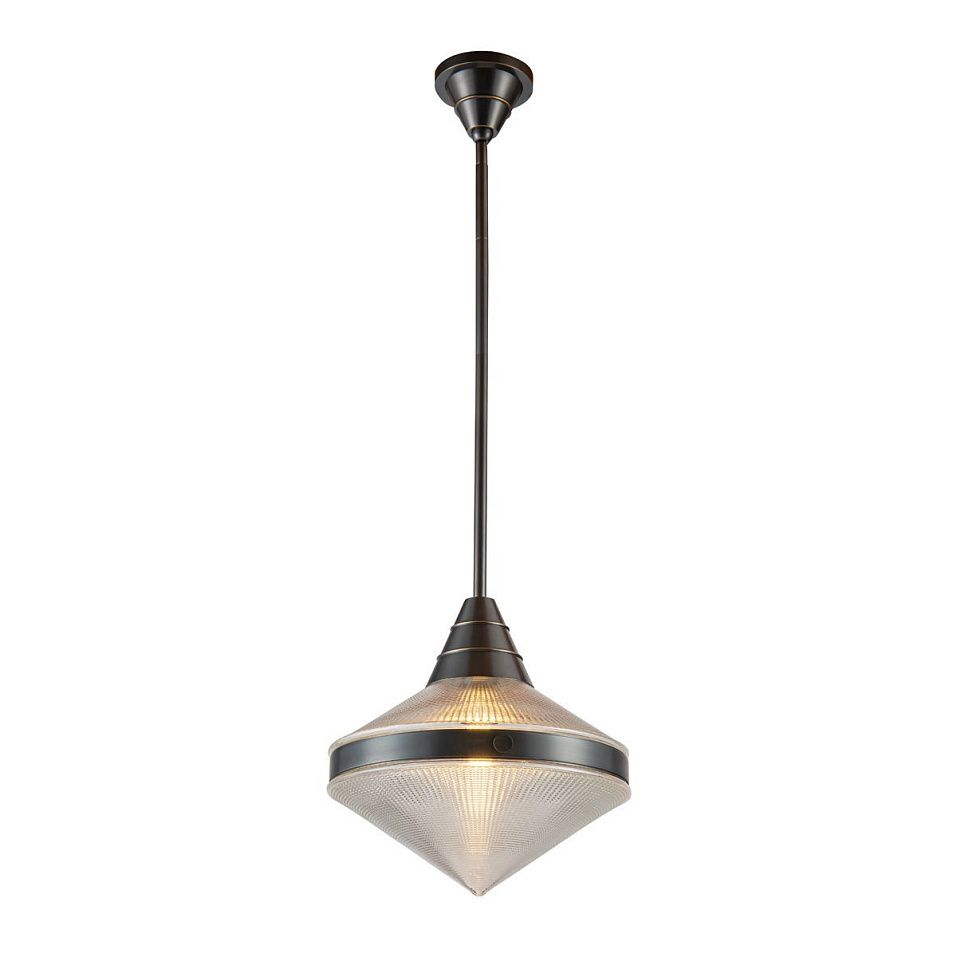 QN-WILLARD-P-UBZ-PG  WILLARD Urban Bronze/Clear Prismatic // подвесной E27 1х60  х   