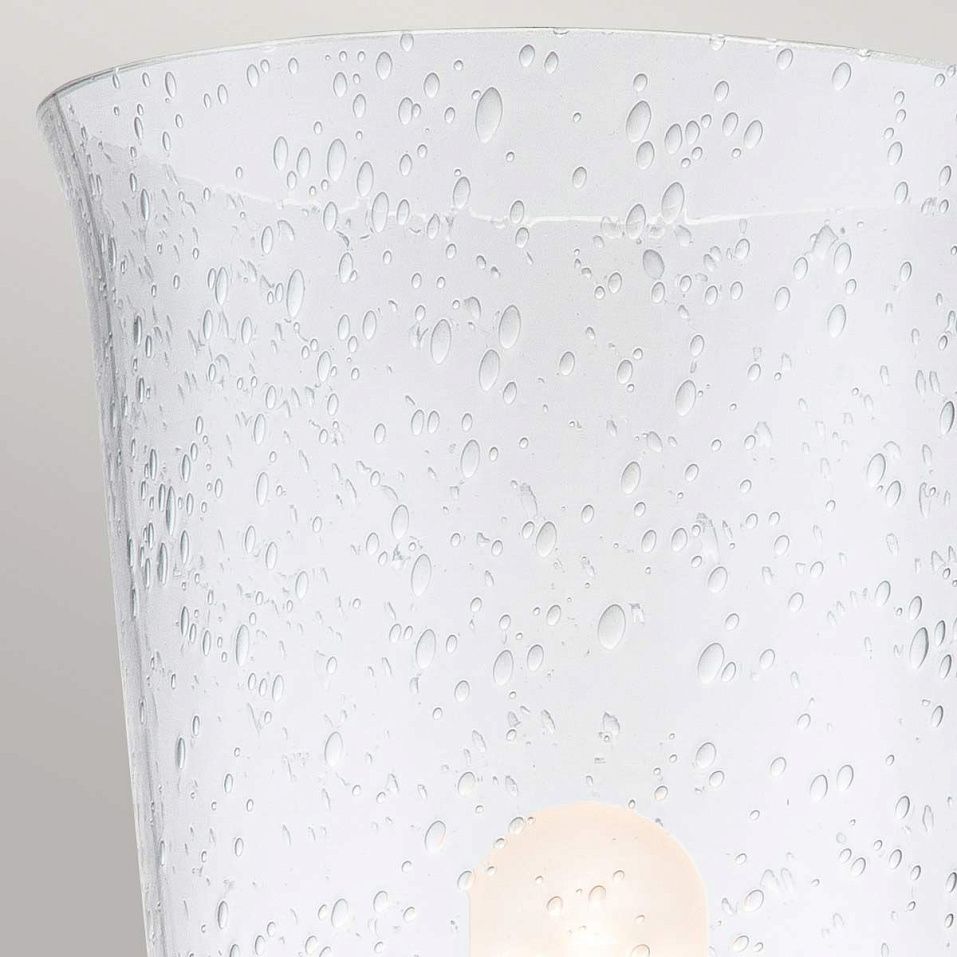 FE-HUGOLAKE1BATH-BB HUGOLAKE Burnished Brass/Clear Seeded // настенный G9 LED 1х3  х   