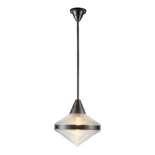 QN-WILLARD-P-UBZ-PG  WILLARD Urban Bronze/Clear Prismatic // подвесной E27 1х60  х  QN-WILLARD-P-UBZ-PG 