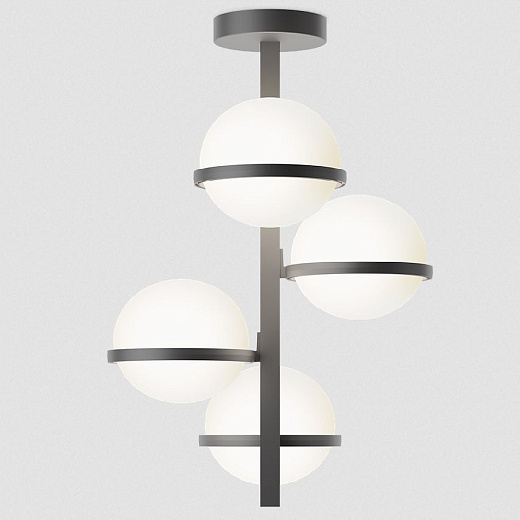 3764 18/1A PALMA GRAPHITE/WHITE// подвесной LED 8х4.5  х  3764 18/1A