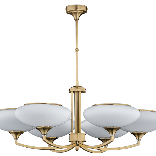 DEC-ZW-6(P) DECOR латунь с патиной/белый// подвесной E27 6х60  х  DEC-ZW-6(P)