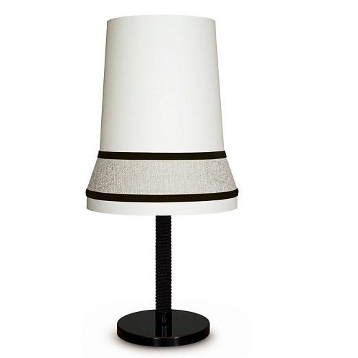 ACAM.001259 AUDREY black/ivory// настольный E27 1х70  х  ACAM.001259