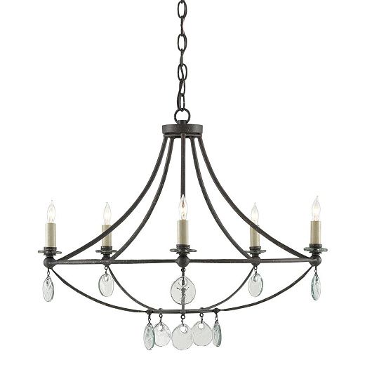 QNC-NOVELLA5-ABK NOVELLA Aged black /clear/// подвесной E14 5х60  х  QNC-NOVELLA5-ABK