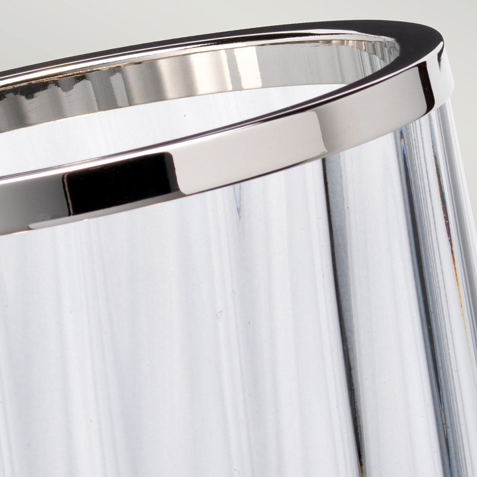 QN-ARNO-SMOKE-PN ARNO Polished Nickel/Smoked tint glass// настольный GX-53 1х9  х   