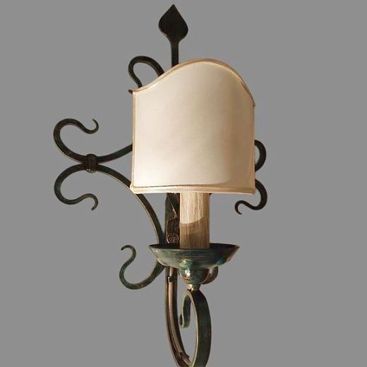 6342/A1 V0007  green-gold/ivory // настенный E14 1х40  х  6342/A1 V0007