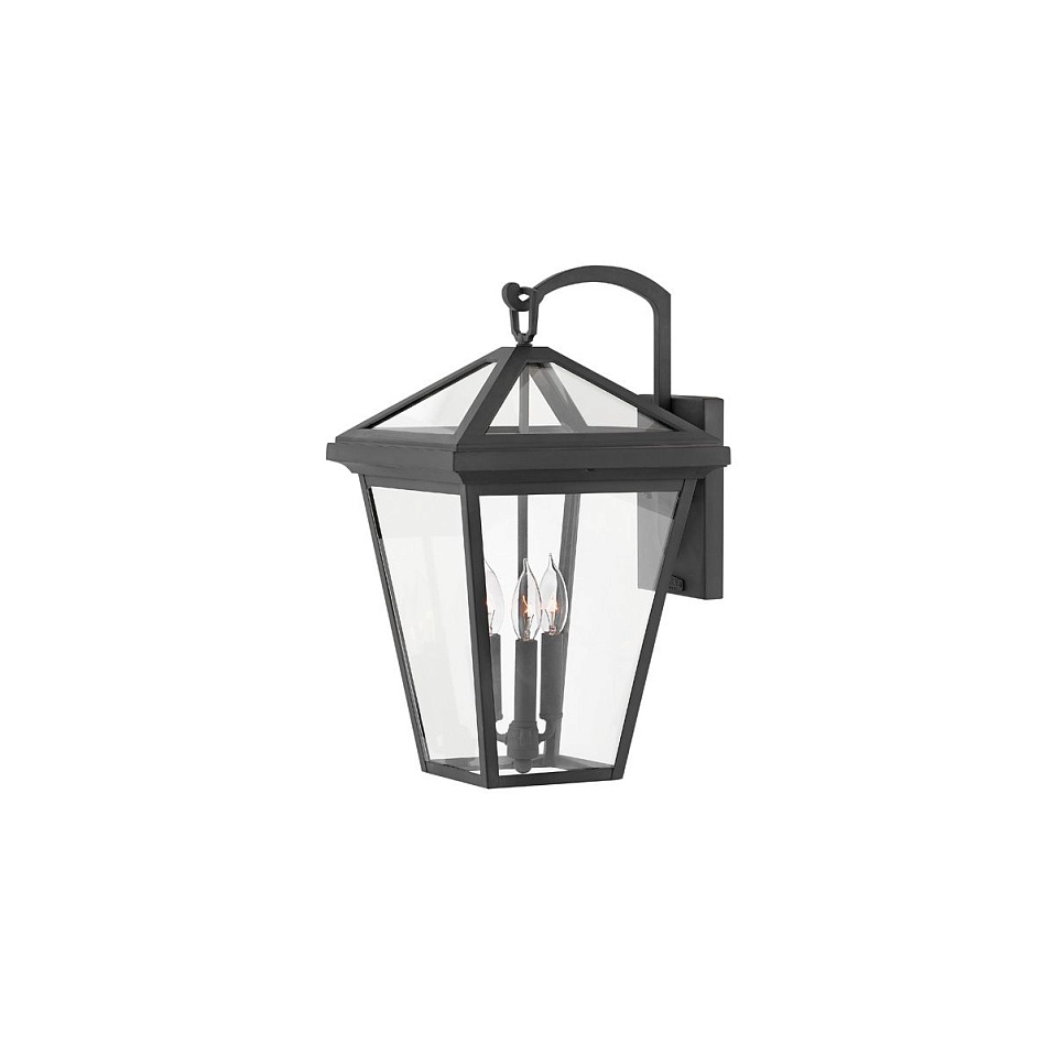 QN-ALFORD-PLACE2-L-MB ALFORD PLACE матовый черный/прозрачный// настенный E27 1х100  х   