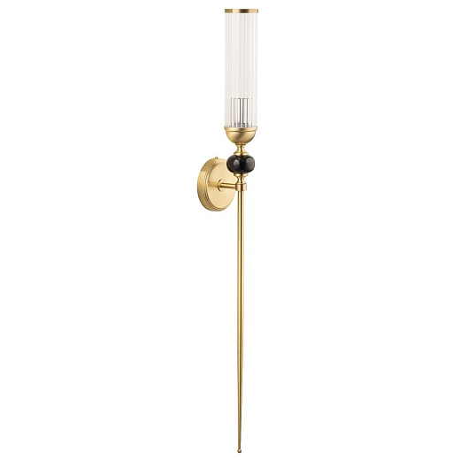 CAN-K-1(ZM/1)T/70 CANTU matt gold/black/clear// настенный E14 1х40  х  CAN-K-1(ZM/1)T/70