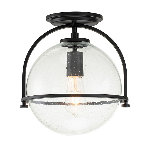 QN-SOMERSET-F-C-BK SOMERSET Black/Clear// потолочный E27 1х60  х  QN-SOMERSET-F-C-BK