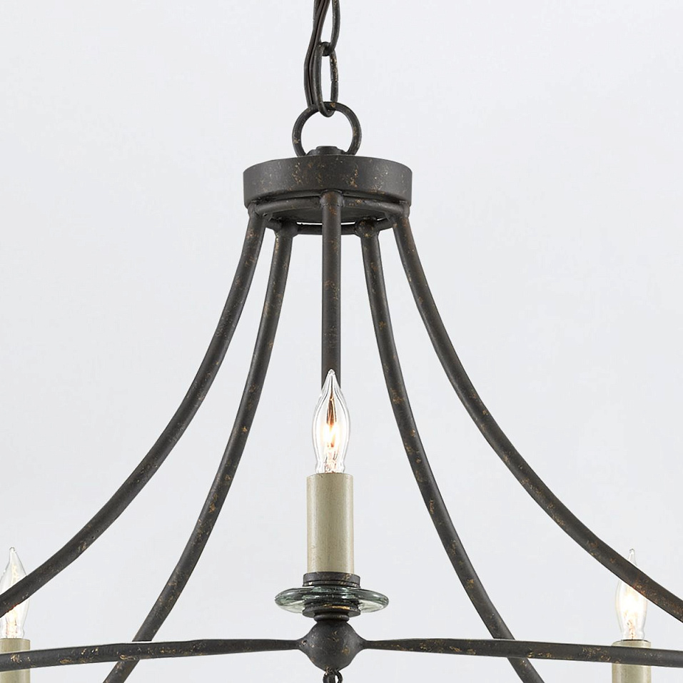QNC-NOVELLA5-ABK NOVELLA Aged black /clear/// подвесной E14 5х60  х   