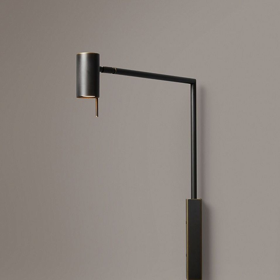 017W1M12.CE/UL Rectus Wall Turning Arm  Dark Burnished Brass /Dark Burnished Brass // настенный GU10   
