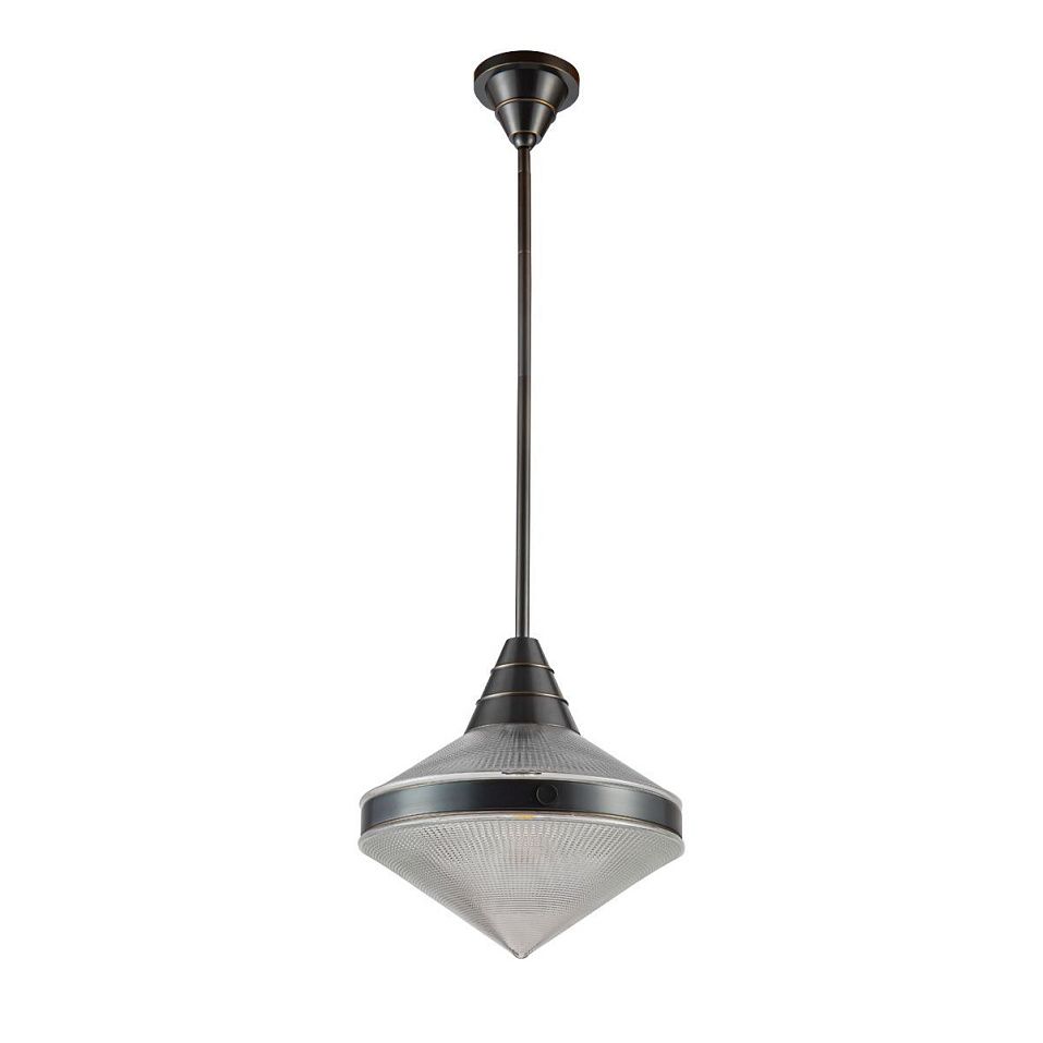 QN-WILLARD-P-UBZ-PG  WILLARD Urban Bronze/Clear Prismatic // подвесной E27 1х60  х   