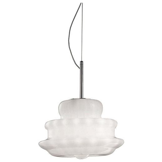 NOVECENTO SP P BC  CR  chrom/white// подвесной E14 1х60  х  NOVECENTO SP P BC  CR