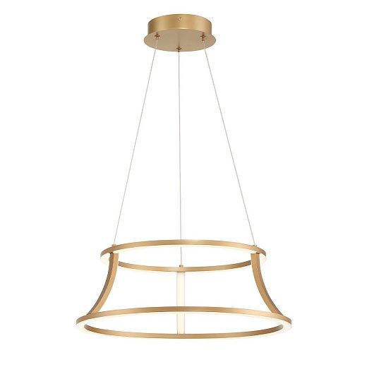 QN-CADOUX-P-BG CADOUX Brushed Gold///белый подвесной LED 1х54  х  QN-CADOUX-P-BG